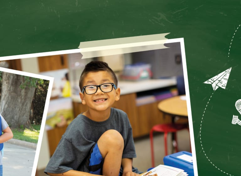 Tolle Nachricht: Die Kinder sind wieder zur Schule zurückgekehrt!